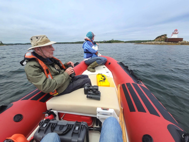 Eric Mills and Kathleen MacAulay at Westhaver Island, NS